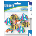 Tropical Fish Topper Eraser Assortment